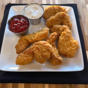 Fully Cooked Crispy Chicken Breast Strips (5LBS)