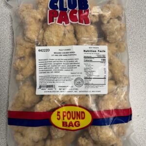 Breaded Chicken Wings (5lbs)