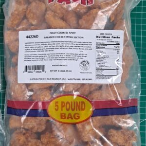 Spicy Breaded Chicken Wings (5lbs)